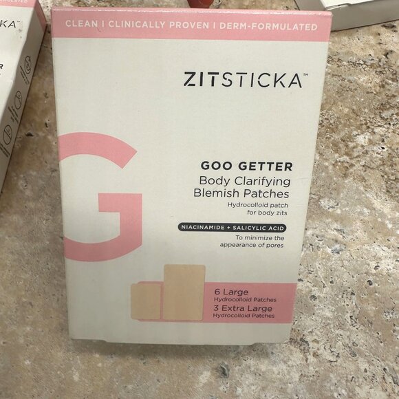 Lot Of 3 Zitsticka GOO GETTER Body Clarifying Blemish Patch For Body Zits NIB - Picture 5 of 12